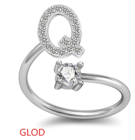 Letter Rings Jewelry