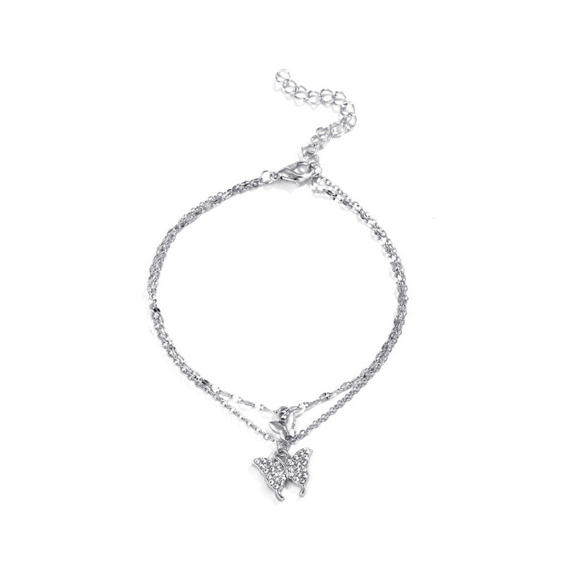 Butterfly Airy Charm Anklet