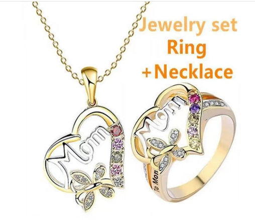 Mother's Day Rhinestone Butterfly Gift Set
