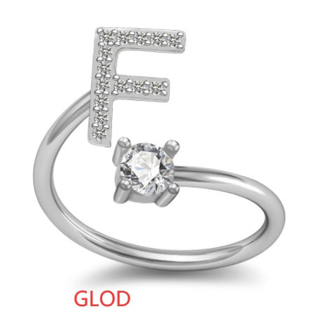 Letter Rings Jewelry