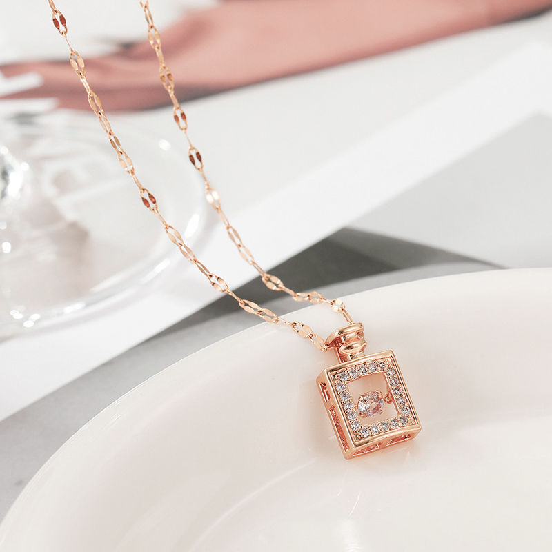Enchanting Charm Necklace Rose Gold and Gold