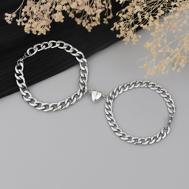 Magnetic Couple Bracelet