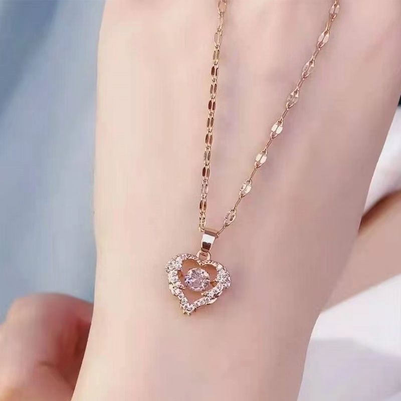 Enchanting Charm Necklace Rose Gold and Gold