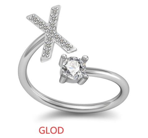 Letter Rings Jewelry