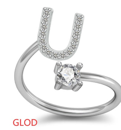 Letter Rings Jewelry