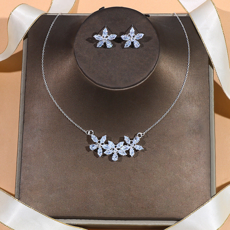 Blooming Flower Jewelry Set For Women