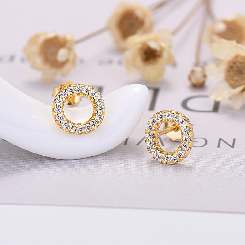 26-letter Zircon Earrings For Her or Him