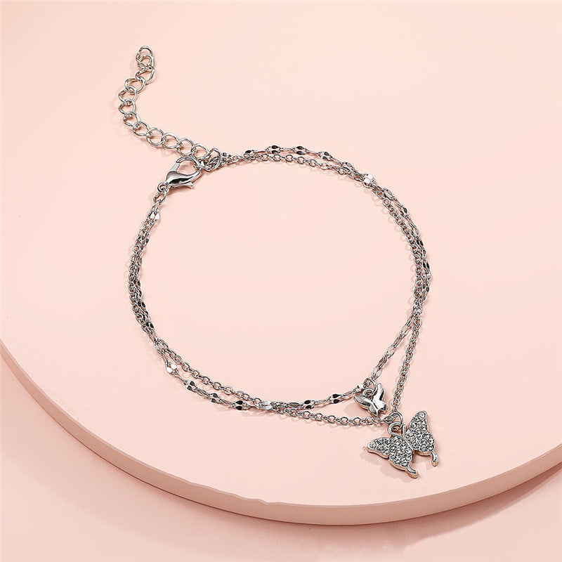 Butterfly Airy Charm Anklet