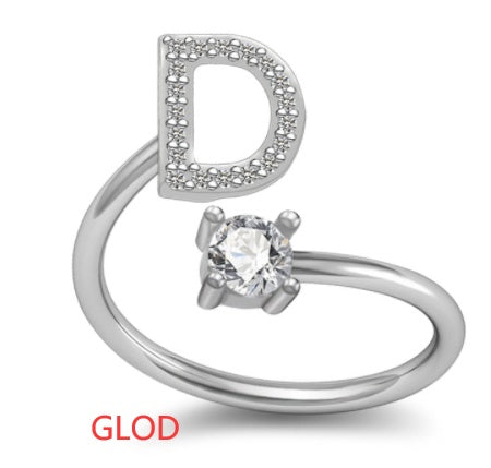Letter Rings Jewelry